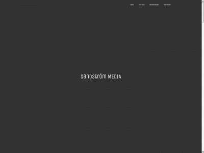 sandstrommedia.se snapshot