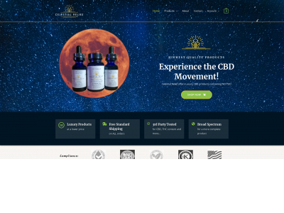 celestialrelief.com snapshot
