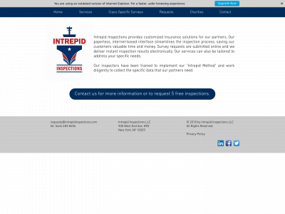 intrepidinspections.com snapshot