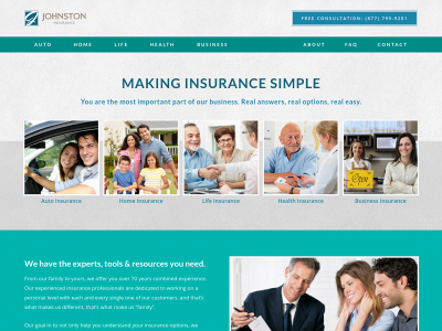 jjohnstoninsurance.com snapshot