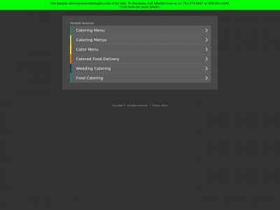 silverspoonscateringinc.com snapshot