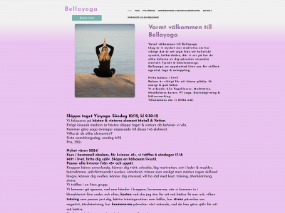 bellayoga.se snapshot