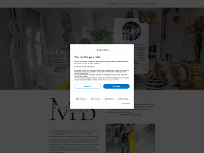 millionairesbutterflies.com snapshot