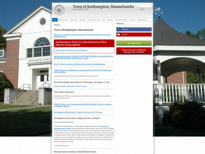 townofsouthampton.org snapshot