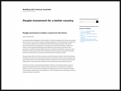 thepeoplewhocaremovement.org snapshot