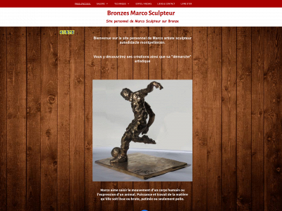 bronzesmarcosculpteur.fr snapshot