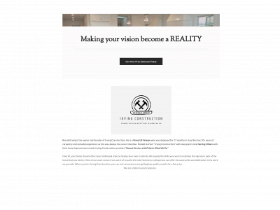 www.irving-construction.com snapshot