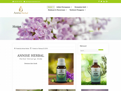 anniseherbal.com snapshot