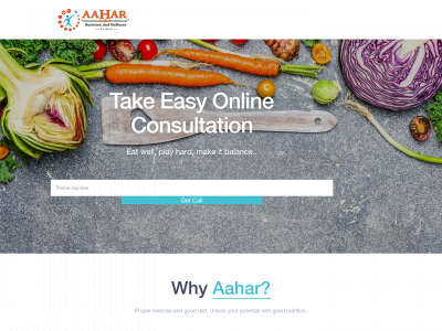 aaharnutrition.com snapshot