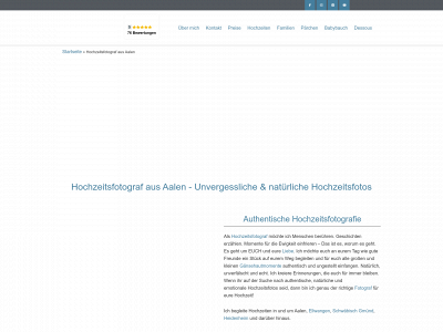 heiraten-aalen.de snapshot