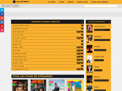 www.allostream.co snapshot