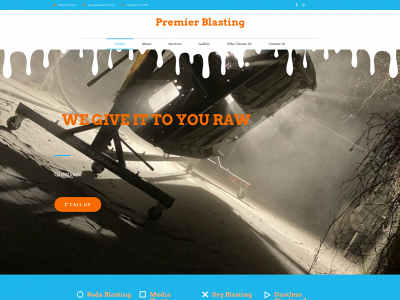 premierblastingllc.com snapshot