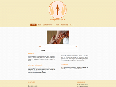 lelangageducorps.fr snapshot