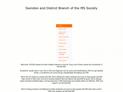 www.swindonms.co.uk snapshot