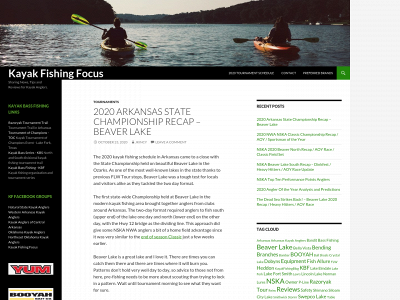 kayakfishingfocus.com snapshot
