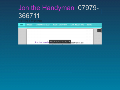 jonthehandyman.com snapshot