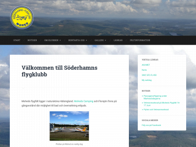 soderhamnsflygklubb.se snapshot
