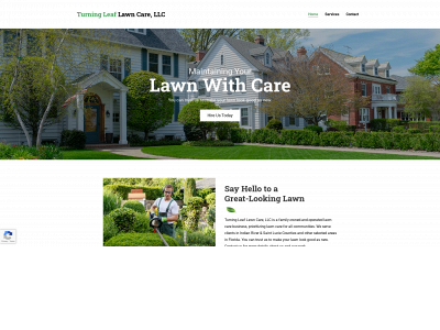 turningleaflawncare.com snapshot