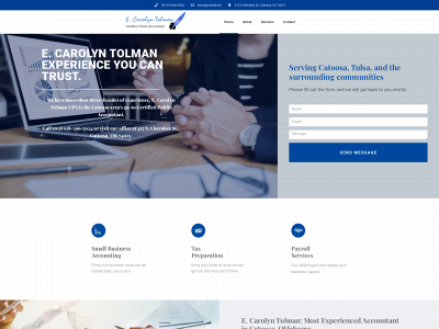 ecarolyntolmancpa.com snapshot