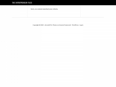 entrepreneurfiles.com snapshot