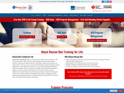rescue-one.com snapshot