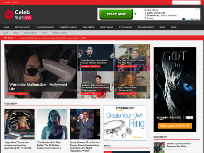 celebnewslive.com snapshot