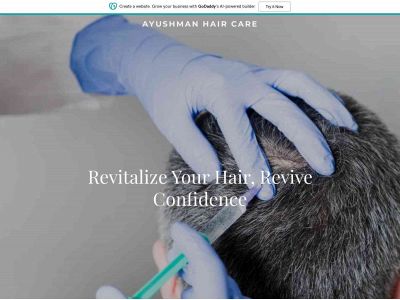 ayushmanhaircare.com snapshot