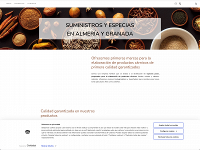 www.suministrosyespecias.es snapshot