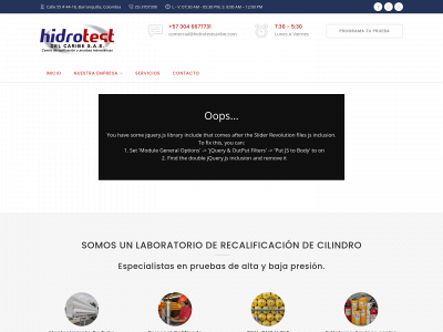 hidrotestcaribe.com snapshot