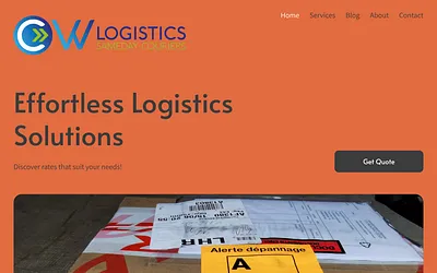 cwlogistics.org snapshot