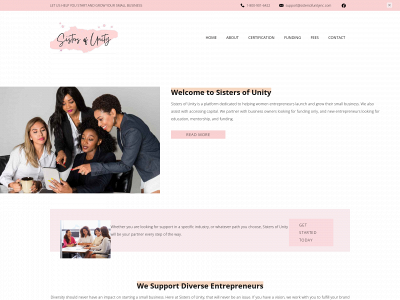 sistersofunityinc.com snapshot