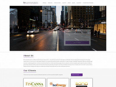 kincommunications.com snapshot