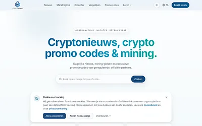 cryptocode.be snapshot