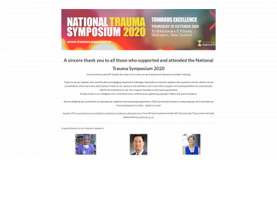 www.traumasymposium.nz snapshot