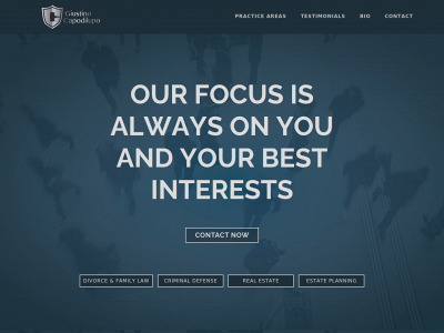 gcapodilupolaw.com snapshot