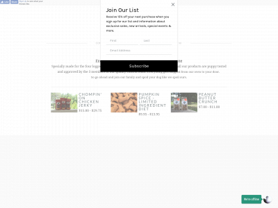 www.poshdogbarkery.com snapshot