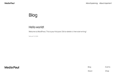 mediapaul.nl snapshot