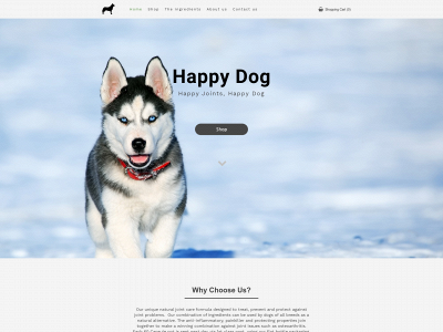 happydog.org.uk snapshot