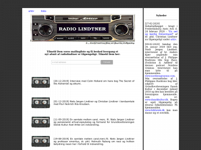 radiolindtner.dk snapshot