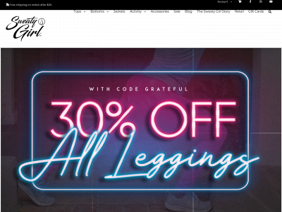 sweatygirl.com snapshot
