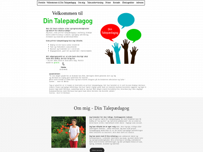 dintalepædagog.dk snapshot