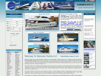 skywateryachts.com snapshot