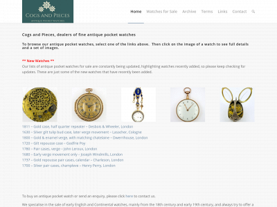 cogsandpieces.com snapshot
