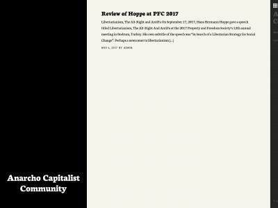 anarchocapitalistcommunity.com snapshot