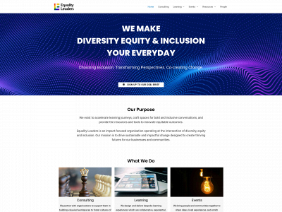 equalityleaders.com snapshot