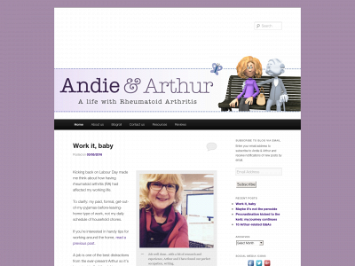 andieandarthur.com snapshot