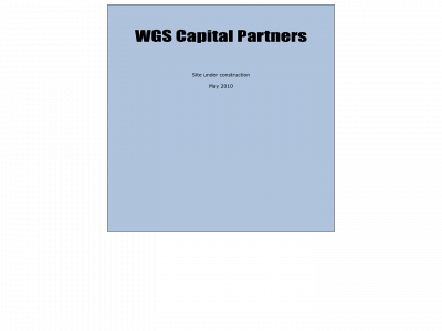 wgscapitalpartners.com snapshot