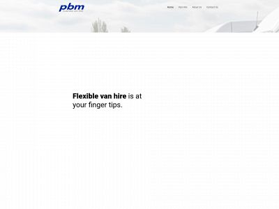 pbmbusinessvanhire.com snapshot