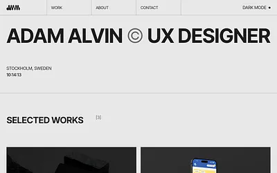 adamalvin.com snapshot