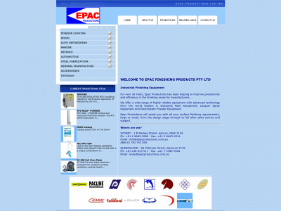 epacproductions.com.au snapshot